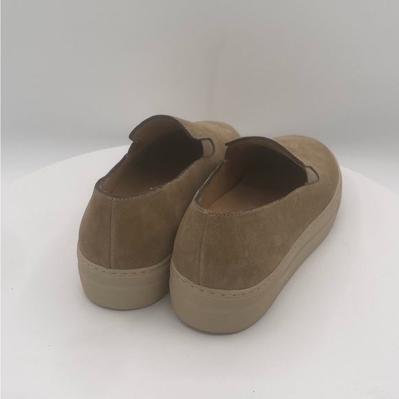 FRAME LE REN SUEDE SLIP ON SNEAKERS  SIZE 38.5 or 8  COLOR TAN NWT - Picture 9 of 11